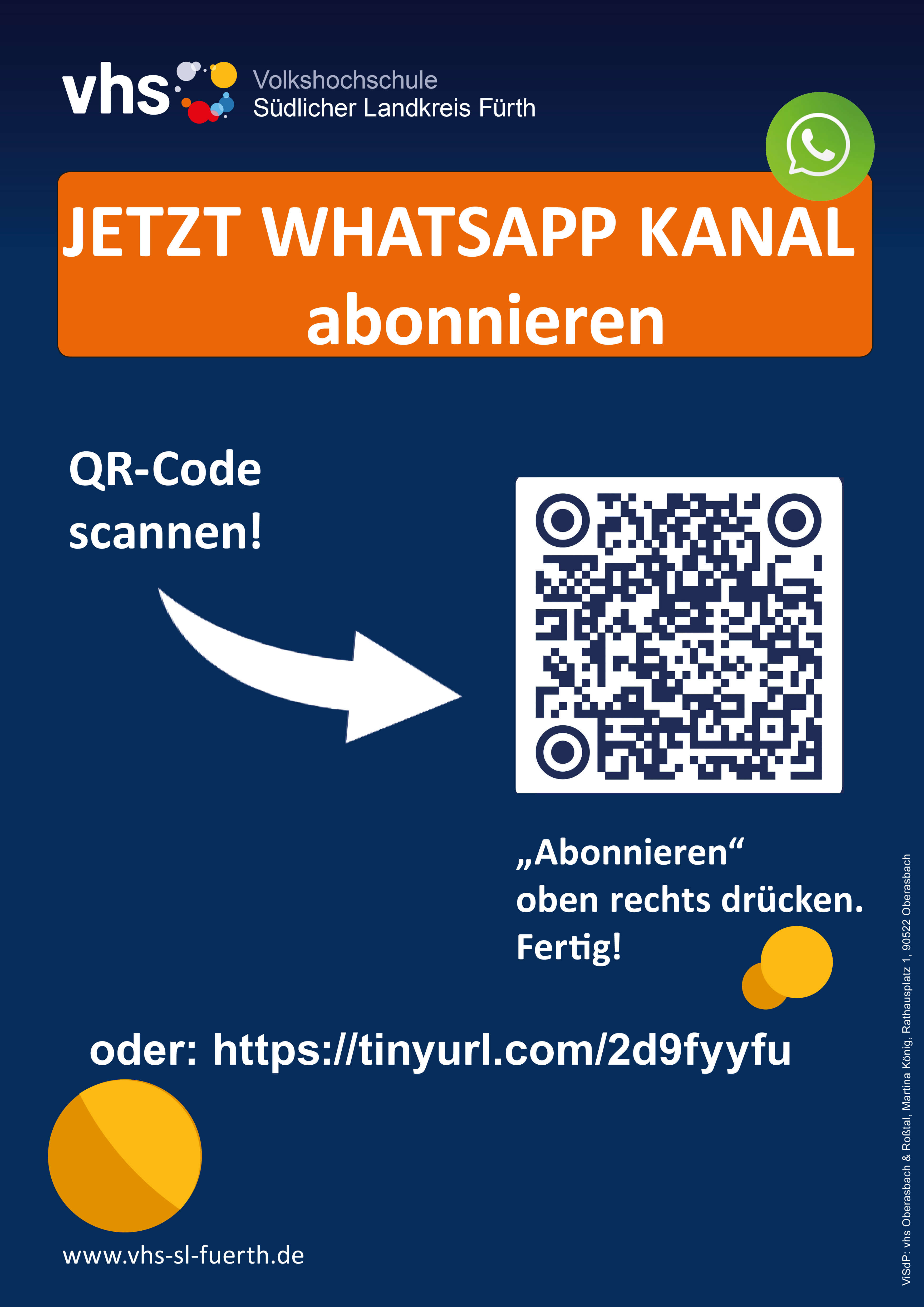 QR-Code WhatsApp Kanal